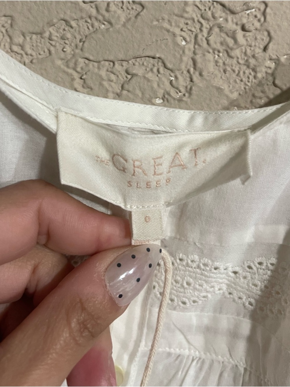 The GREAT | NWT! Eyelet Ruffle Cotton Dress - Picture 6 of 8